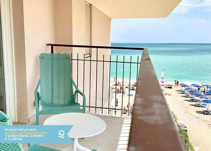 M389 - Marcelli, Nuovo Trilocale Sul Mare Con Privata Apartment Marcelli